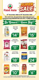 FoodAsia flyer week 50 Page 1