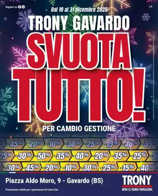 Volantino Trony (valido fino al 31-12)