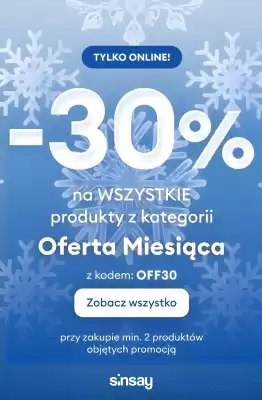 Sinsay gazetka (wa偶no艣膰 do 15-12)