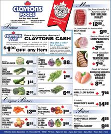 Claytons Heritage Market flyer week 50 Page 1