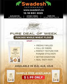 Swadesh Supermarket flyer week 50 Page 1