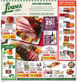 Lowes Foods weekly ad week 50 Page 1