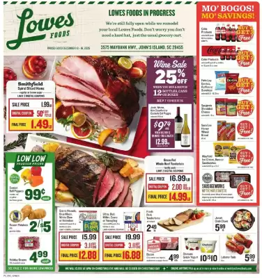 Lowes Foods weekly ad (valid until 16-12)