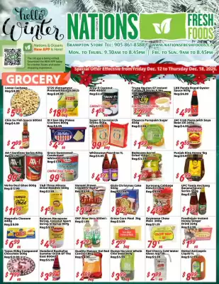 Oceans Fresh Food Market flyer (valid until 18-12)