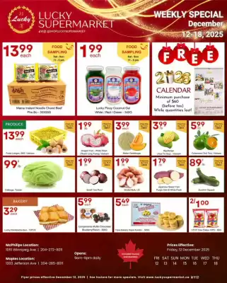 Lucky Supermarket flyer (valid until 18-12)