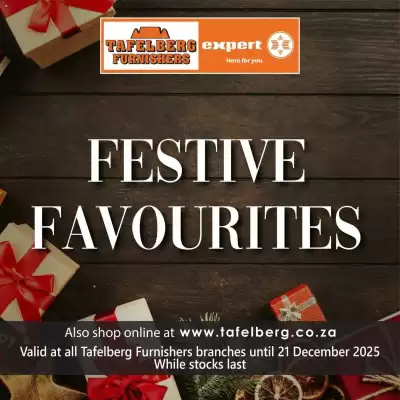 Tafelberg Furnishers catalogue (valid until 21-12)