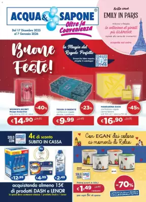 Volantino Acqua & Sapone (valido fino al 7-01)
