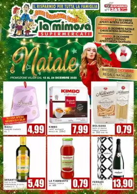 Volantino La Mimosa Supermercati (valido fino al 24-12)