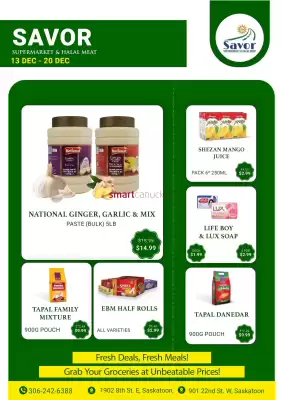 Savor Supermarket flyer (valid until 20-12)
