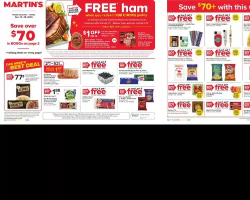 Martin's weekly ad (valid until 18-12)