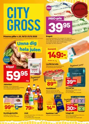 City Gross reklamblad (giltig till och med 22-12)