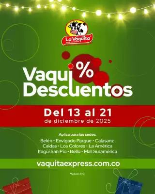 Catálogo La Vaquita Supermercados (válido hasta 21-12)