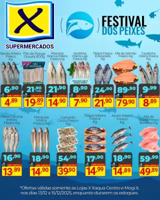 Folheto X Supermercados (válido até 15-12)