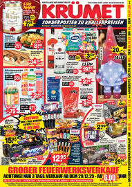 Krümet Sonderposten Prospekt Seite 1