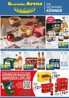 Getränke Arena Prospekt (gültig bis 27-12)