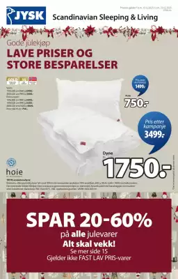 JYSK kundeavis (gyldig til 23-12)
