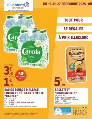 Catalogue E.Leclerc Express (valable jusqu'au 27-12)