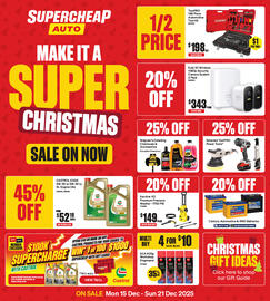 SuperCheap Auto catalogue week 51 Page 1
