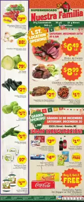 Supermercado Nuestra Familia weekly ad (valid until 20-12)