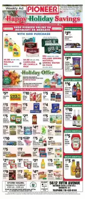 Pioneer Supermarkets weekly ad (valid until 20-12)