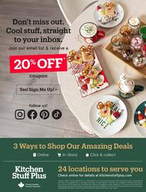 Kitchen Stuff Plus flyer Page 17
