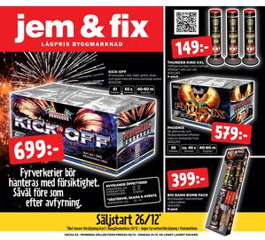 Jem&Fix reklamblad vecka 52 Sida 1