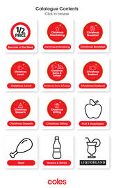 Coles catalogue week 51 Page 1
