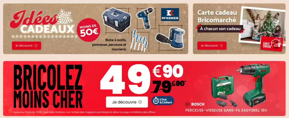 Catalogue Bricomarché (valable jusqu'au 11-01)