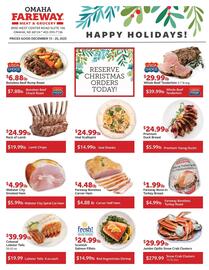 Fareway weekly ad week 51 Page 1