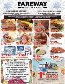 Fareway weekly ad week 51 Page 1