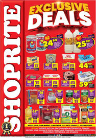 Shoprite catalogue week 51 Page 1
