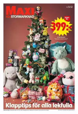 ICA Maxi reklamblad (giltig till och med 28-12)