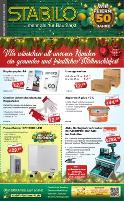 Stabilo Fachmarkt Prospekt (gültig bis 24-12)