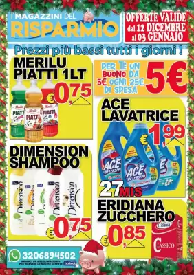Volantino Magazzini del Risparmio (valido fino al 3-01)