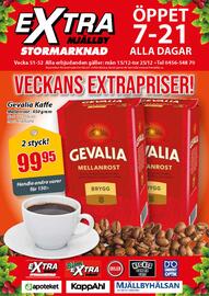 Extra Mjällby Stormarknad reklamblad vecka 51 Sida 1