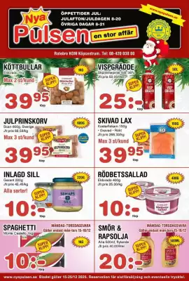Nya Pulsen reklamblad (giltig till och med 21-12)