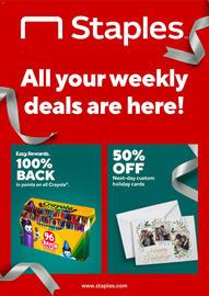 Staples weekly ad week 51 Page 1