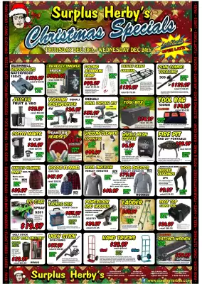 Surplus Herby's flyer (valid until 24-12)