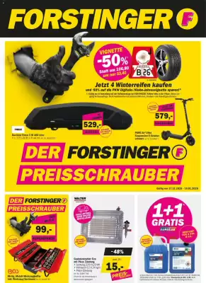 Forstinger Flugblatt (gültig bis 10-01)