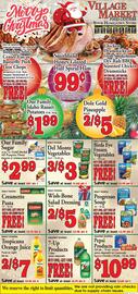 Village Market Food Centers weekly ad week 51 Page 1
