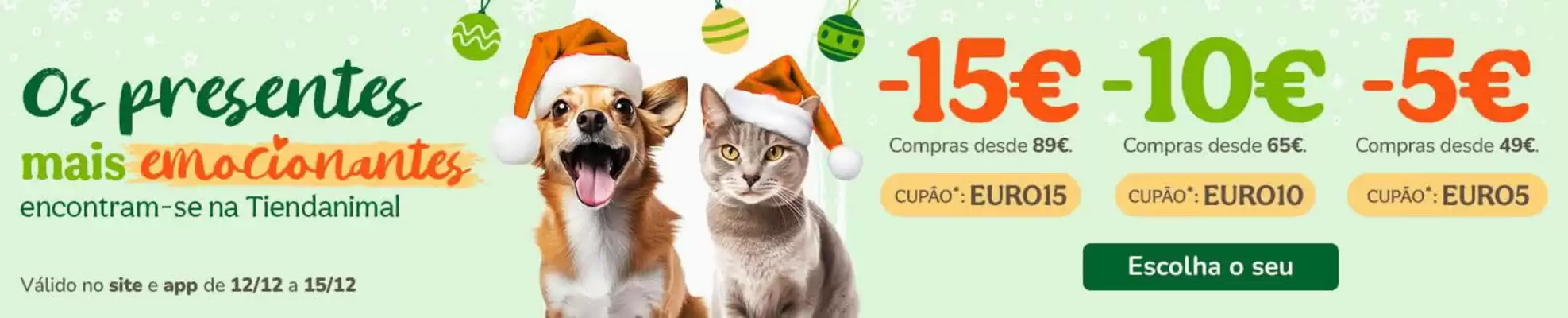 Catálogo TiendAnimal (válido até 15-12)