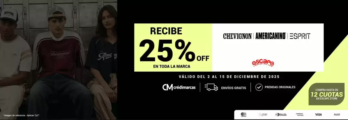 Catálogo Escape (válido hasta 17-12)