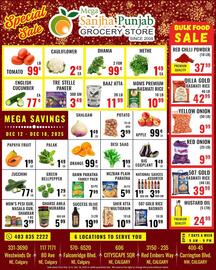 Mega Sanjha Punjab Grocery Store flyer Page 1