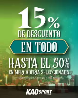 Catálogo Kao Sports Center (válido hasta 28-12)