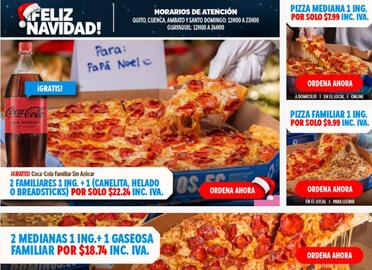 Catálogo Domino's Pizza Página 1