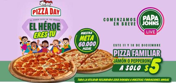 Catálogo Papa John's Página 1