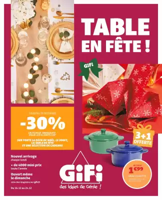 Catalogue Gifi (valable jusqu'au 31-12)