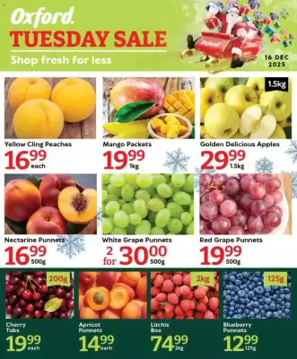 Oxford Freshmarket catalogue (valid until 16-12)