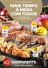 Folheto Continente | Frescos: Mais tempo à mesa com todos Página 1