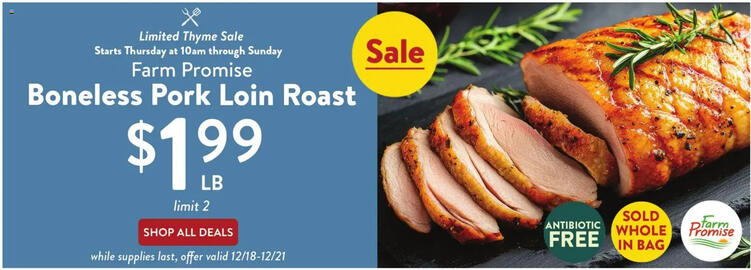 Fresh Thyme weekly ad week 51 Page 1